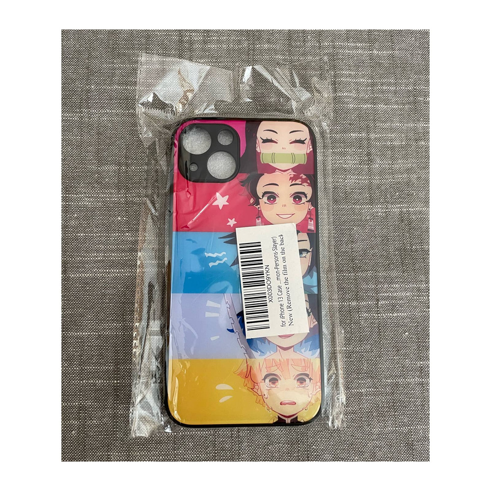 New DEMON SLAYER Anime iPhone 13 Pink Red Blue Purple Yellow Case